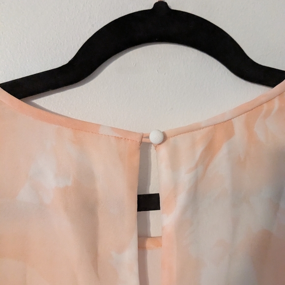 Calvin Klein Peach and White Floral Mini Dress - Picture 8 of 13